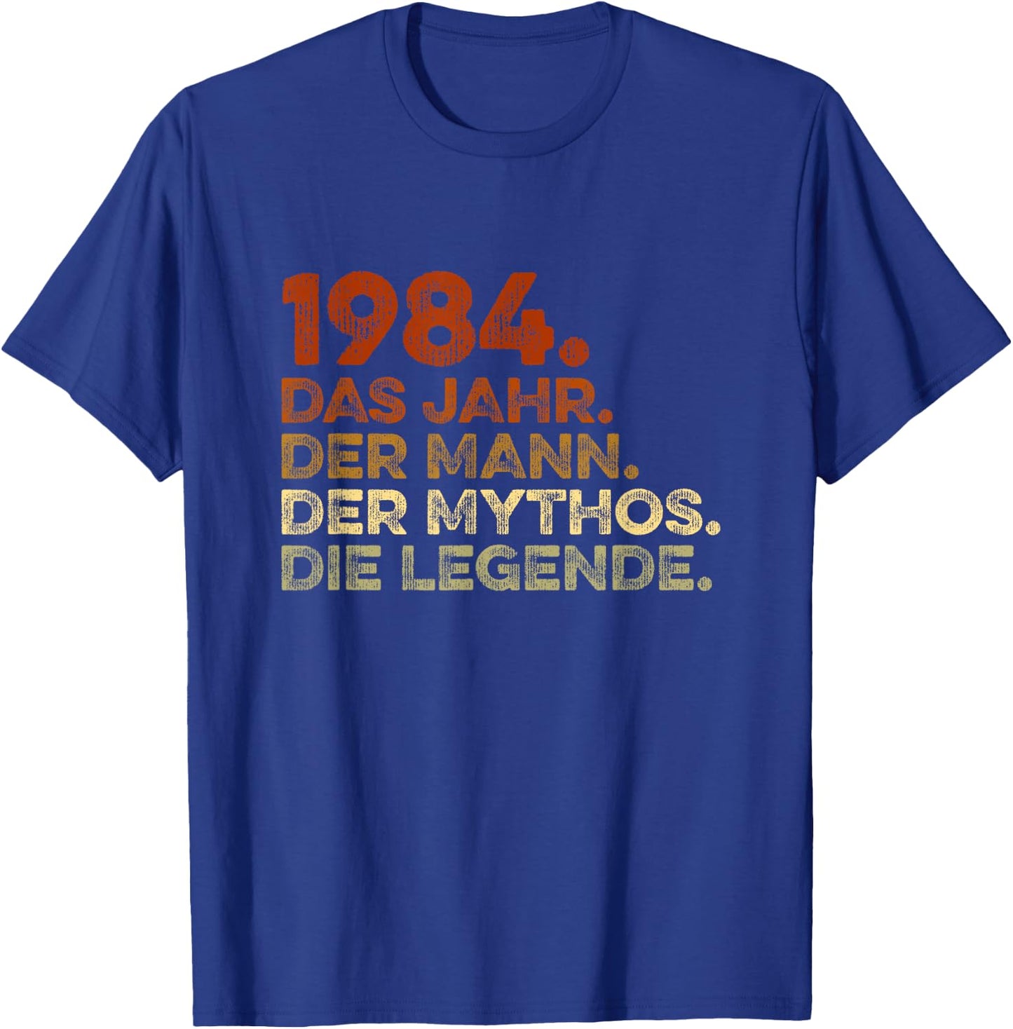 Geburtstag Mann Besonderer Jahrgang Deko Legendär Seit 1984 T-Shirt - T-Shirt | Royal