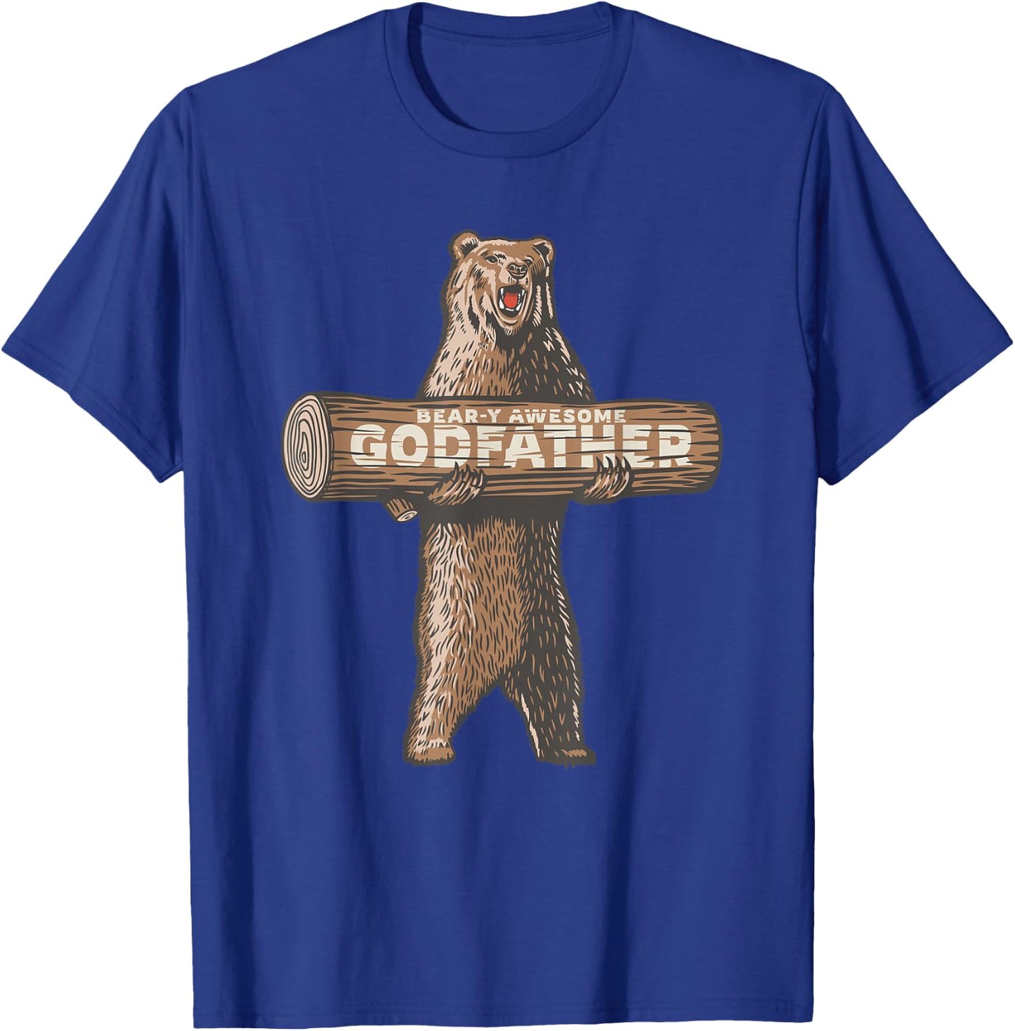 Awesome Godfather Funny Saying T-Shirt - T-Shirt | Royal