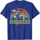 Swimmingsaurus TRex Dinosaur Swimming Saurus Family Matching T-Shirt - T-Shirt | Royal