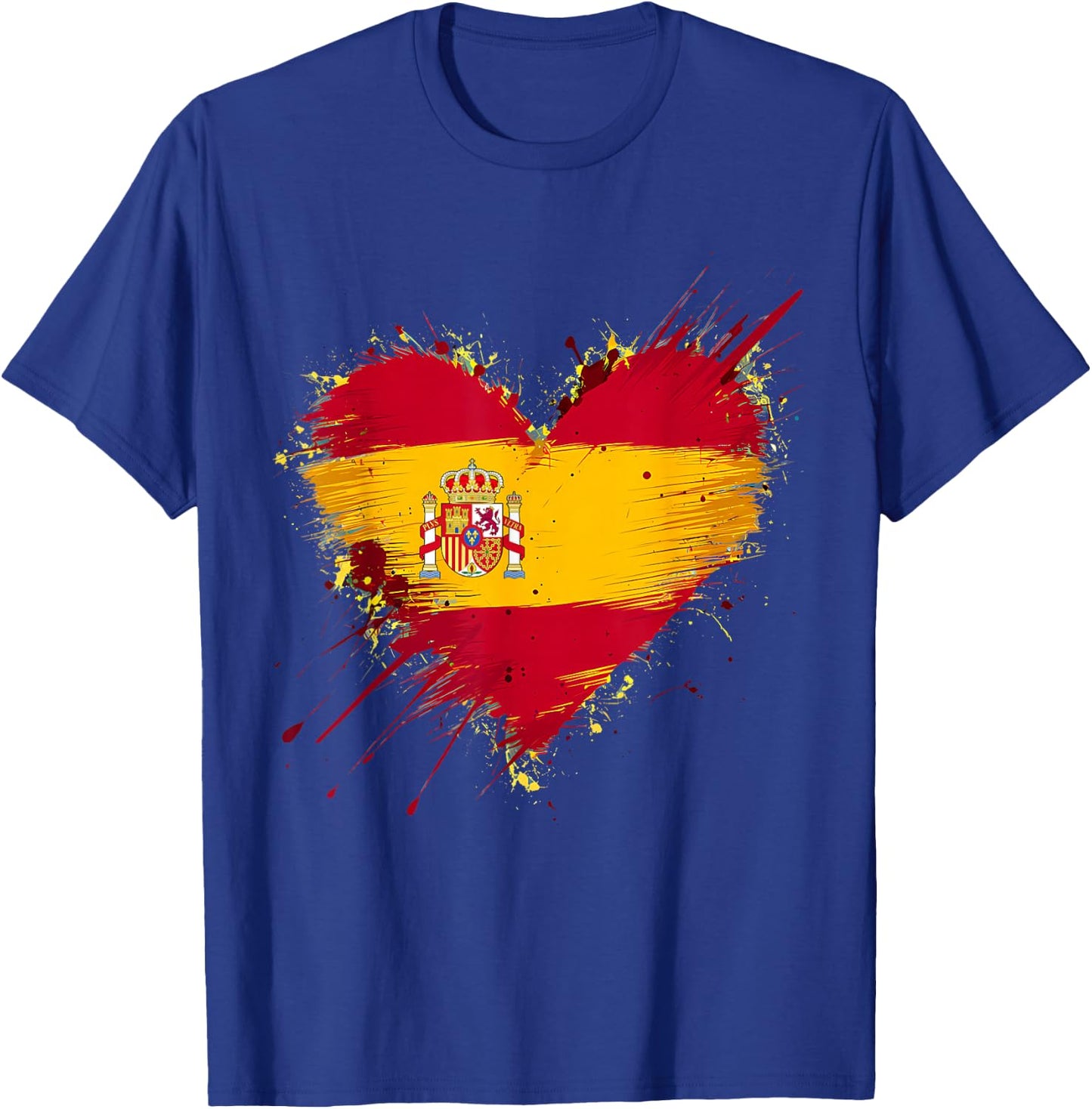 Spain Shirt 2024 Madrid Barcelona Europe Espanol Trip , Black, S T-Shirt - T-Shirt | Royal