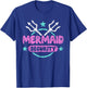 Mermaid Security Celebration Birthday Party Mermaid T-Shirt - T-Shirt | Royal