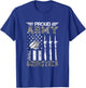 Proud Army Godmother US Army Godmother Gifts Army Graduation T-Shirt - T-Shirt | Royal