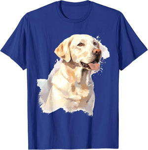 Labrador Watercolor T-Shirt - T-Shirt | Royal