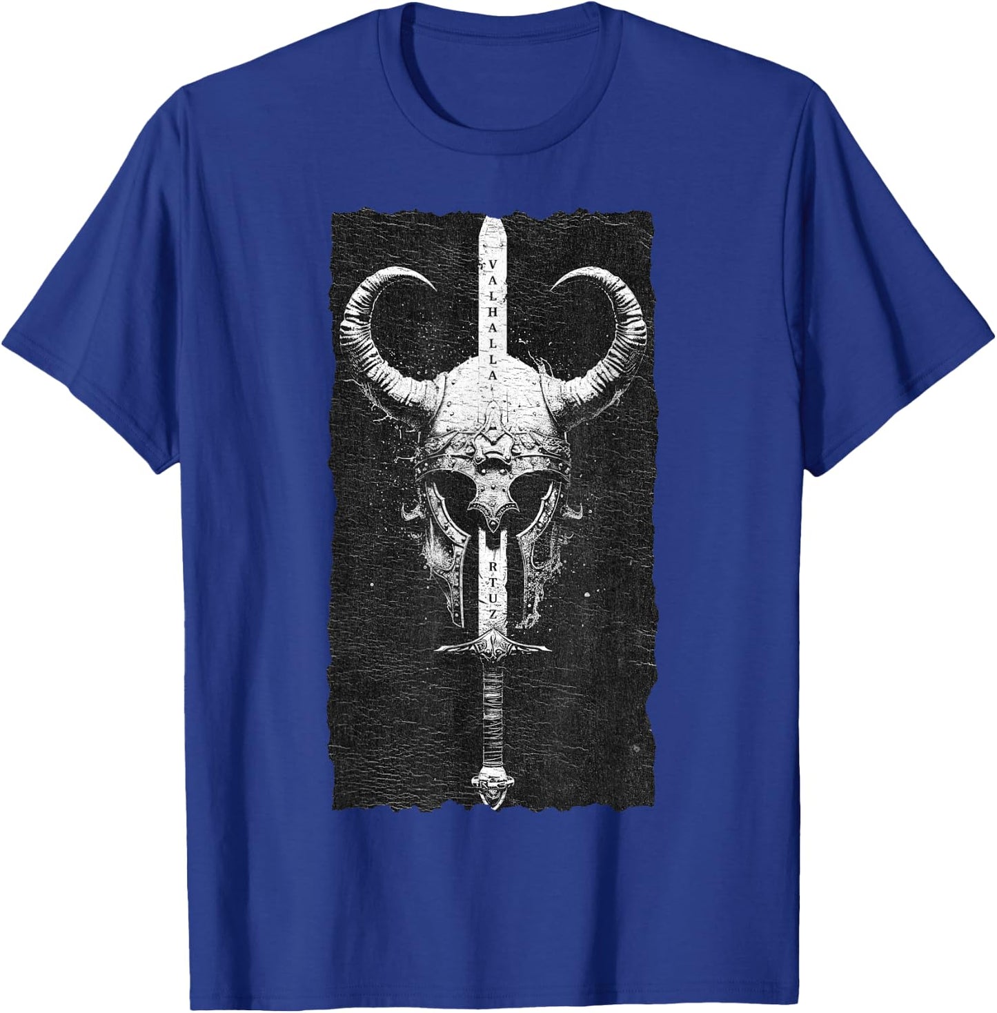 Valhalla Odin Thor Runes Viking Helmet Warrior Viking T-Shirt - T-Shirt | Royal