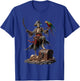 Skeleton Pirate Treasure Chest Parrot Ghostly Skull T-Shirt - T-Shirt | Royal