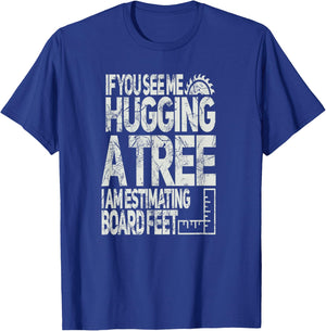 Funny Shirts for Wood Workers Men's Black Woodworking Small Short Sleeve T-Shirt - T-Shirt | Royal