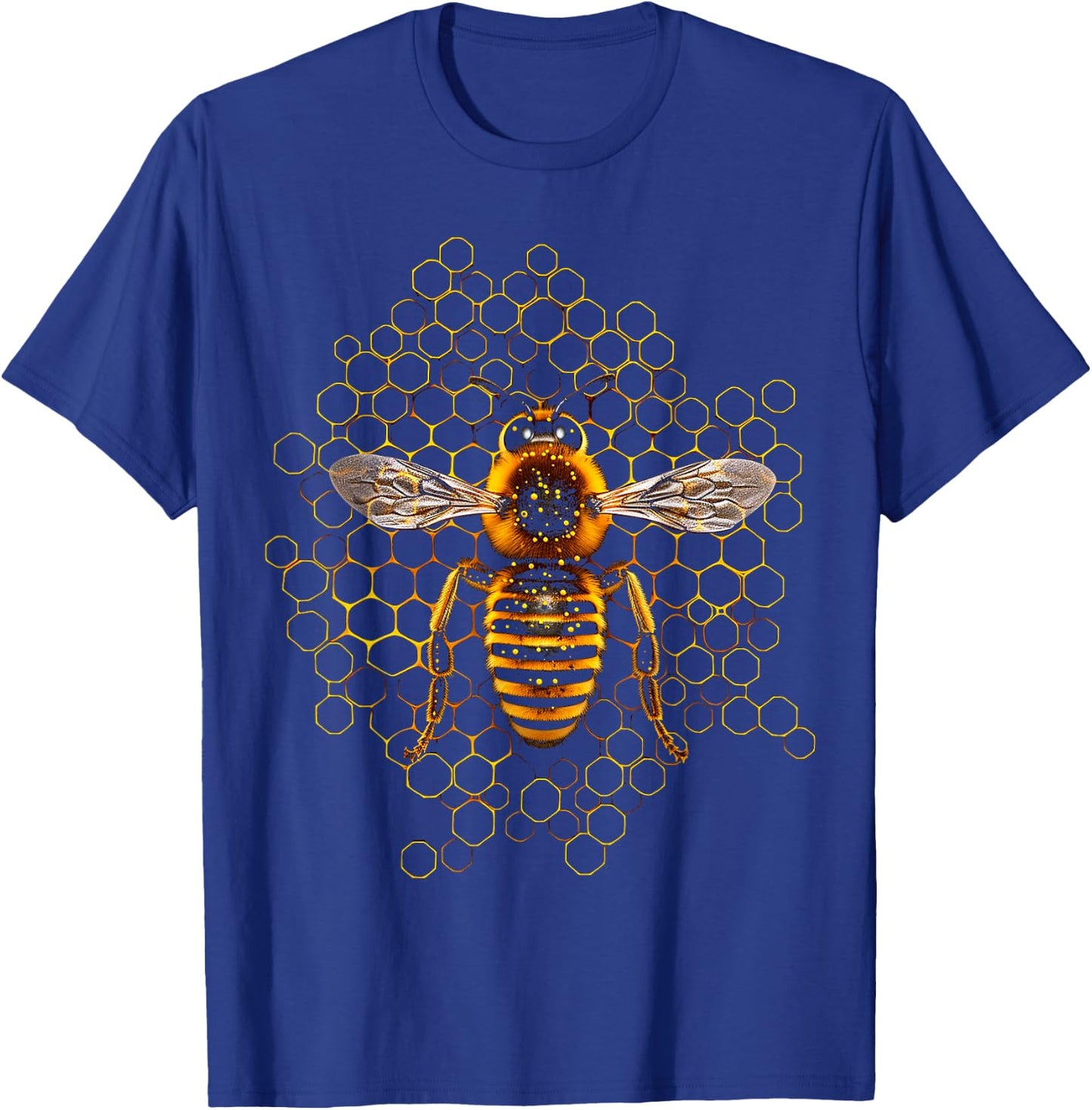 Biene Geometrisch Tier Zoo Kunst Biene T-Shirt - T-Shirt | Royal