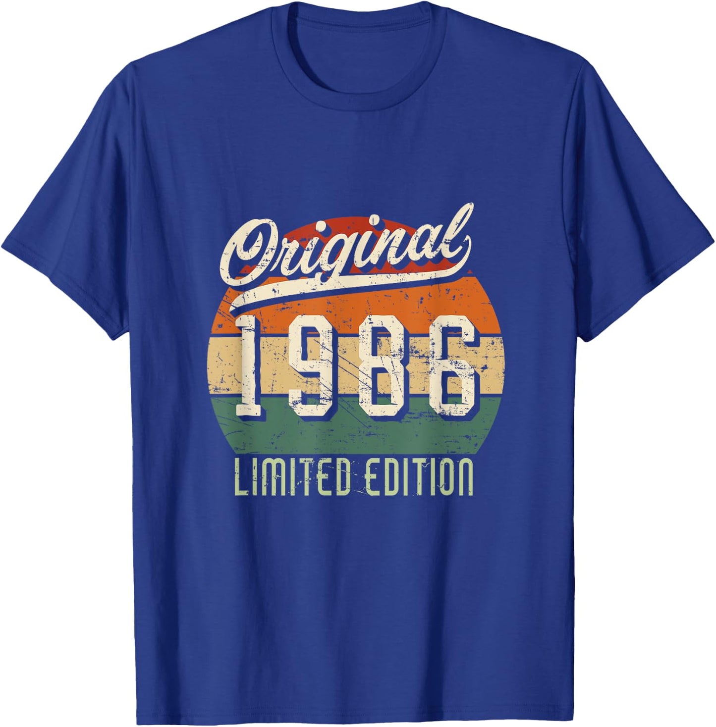 Original 1986 Limited Edition - Jahrgangs T-Shirt - T-Shirt | Royal