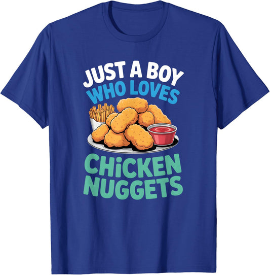 Boys Chicken Nugget T-Shirt - T-Shirt | Royal