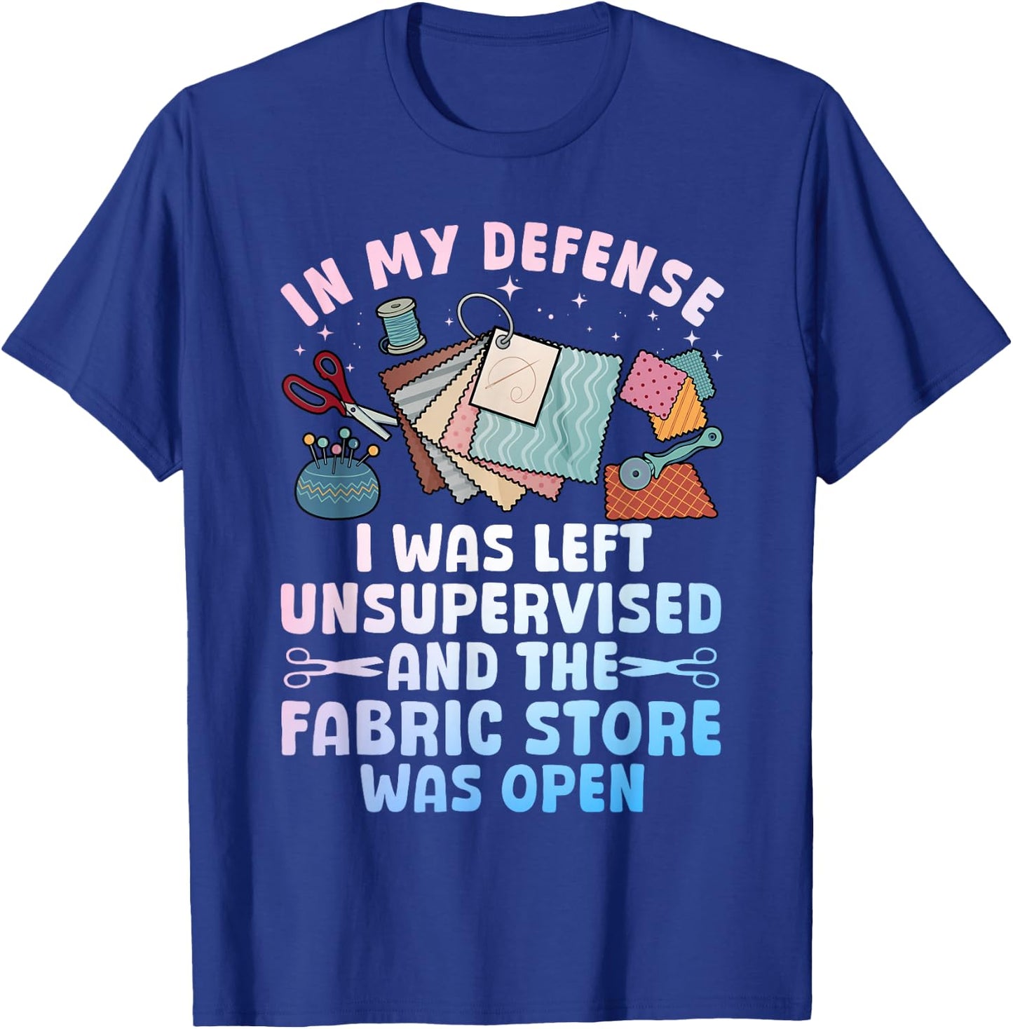 Funny Quilting Design Women Sewing Sew Quilter Sewer T-Shirt - T-Shirt | Royal