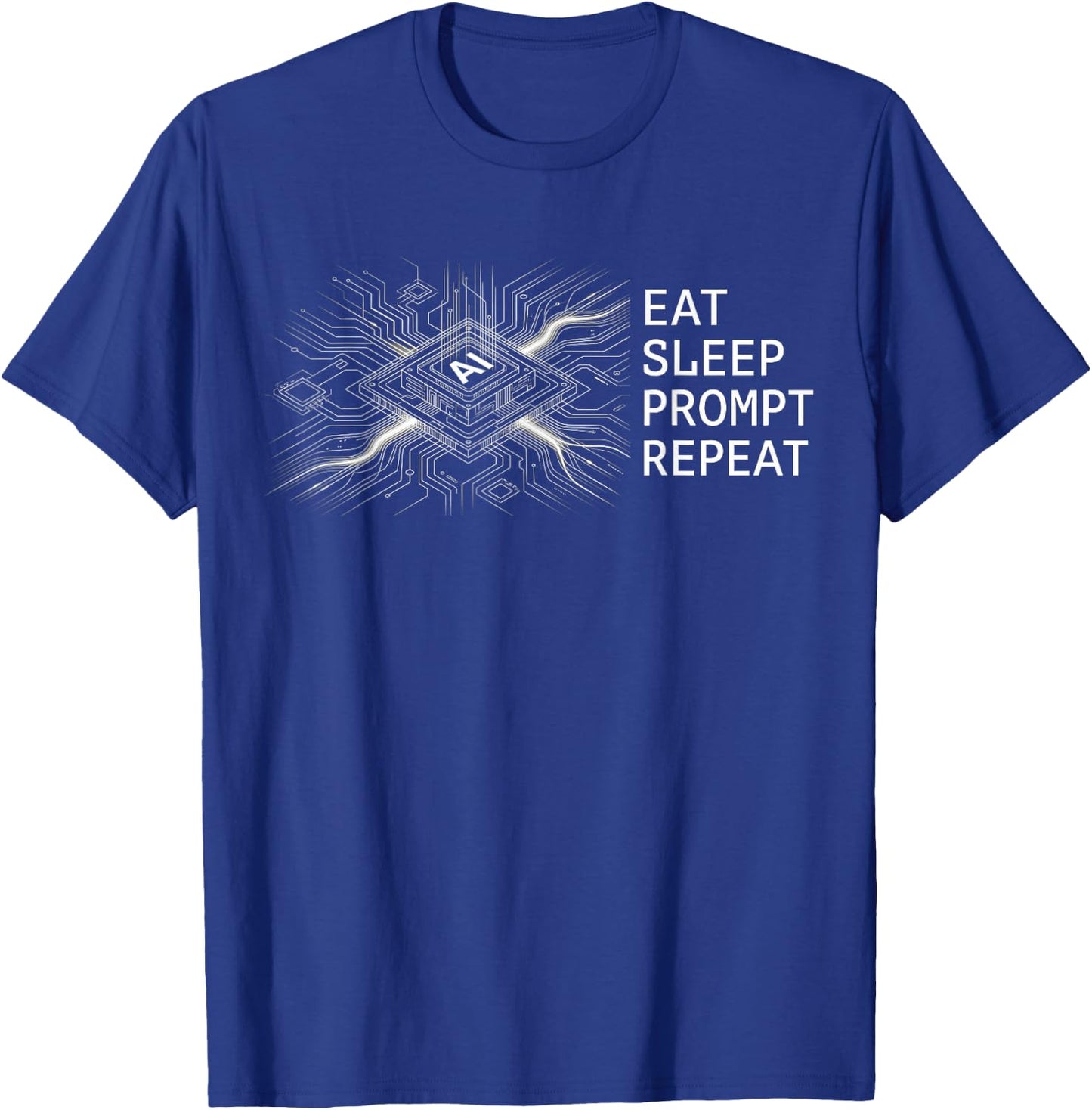 Lustiger KI Prompt Engineer Spruch, Künstliche Intelligenz T-Shirt - T-Shirt | Royal