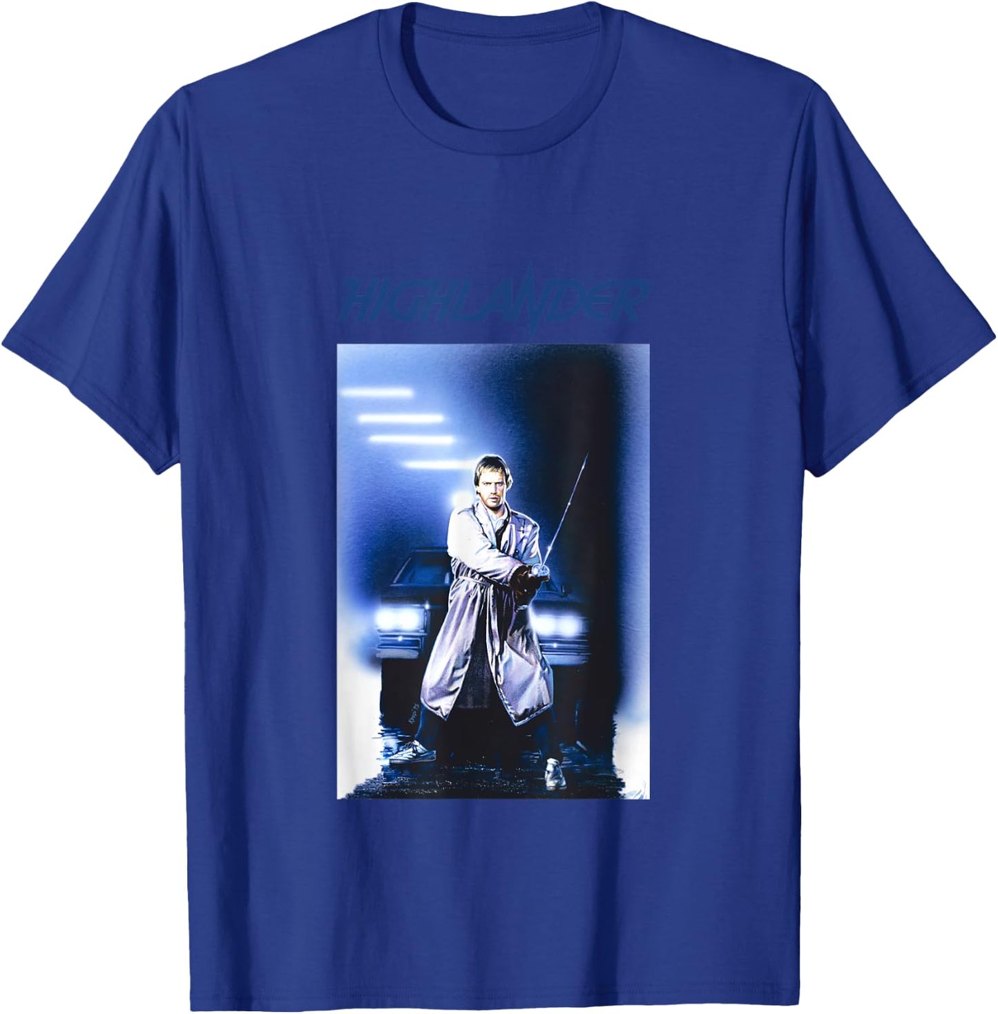 Highlander 1986 Dragon Head Katana T-Shirt - T-Shirt | Royal