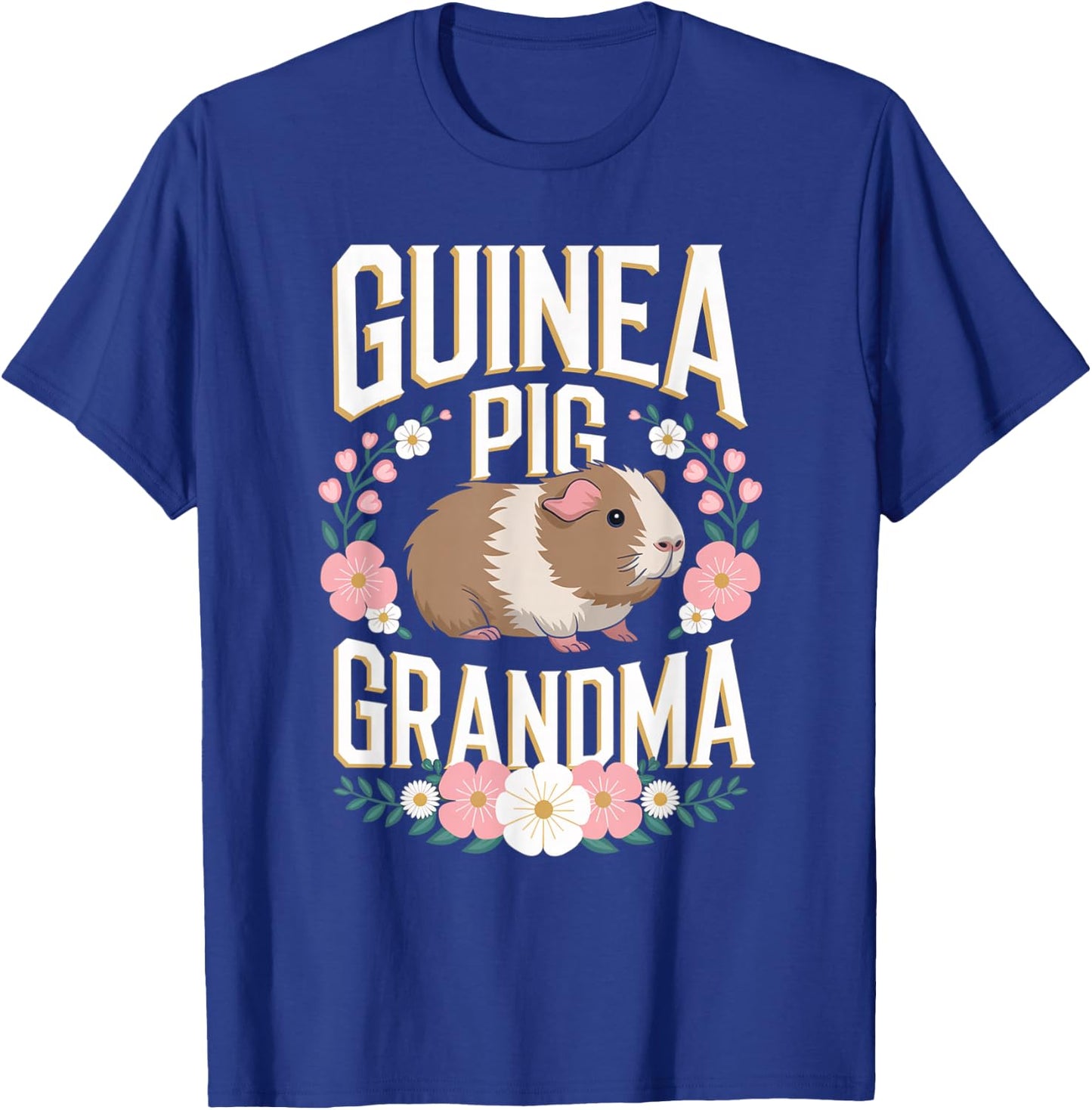 Guinea Pig Grandma Funny Guinea Pig Lover T-Shirt - T-Shirt | Royal