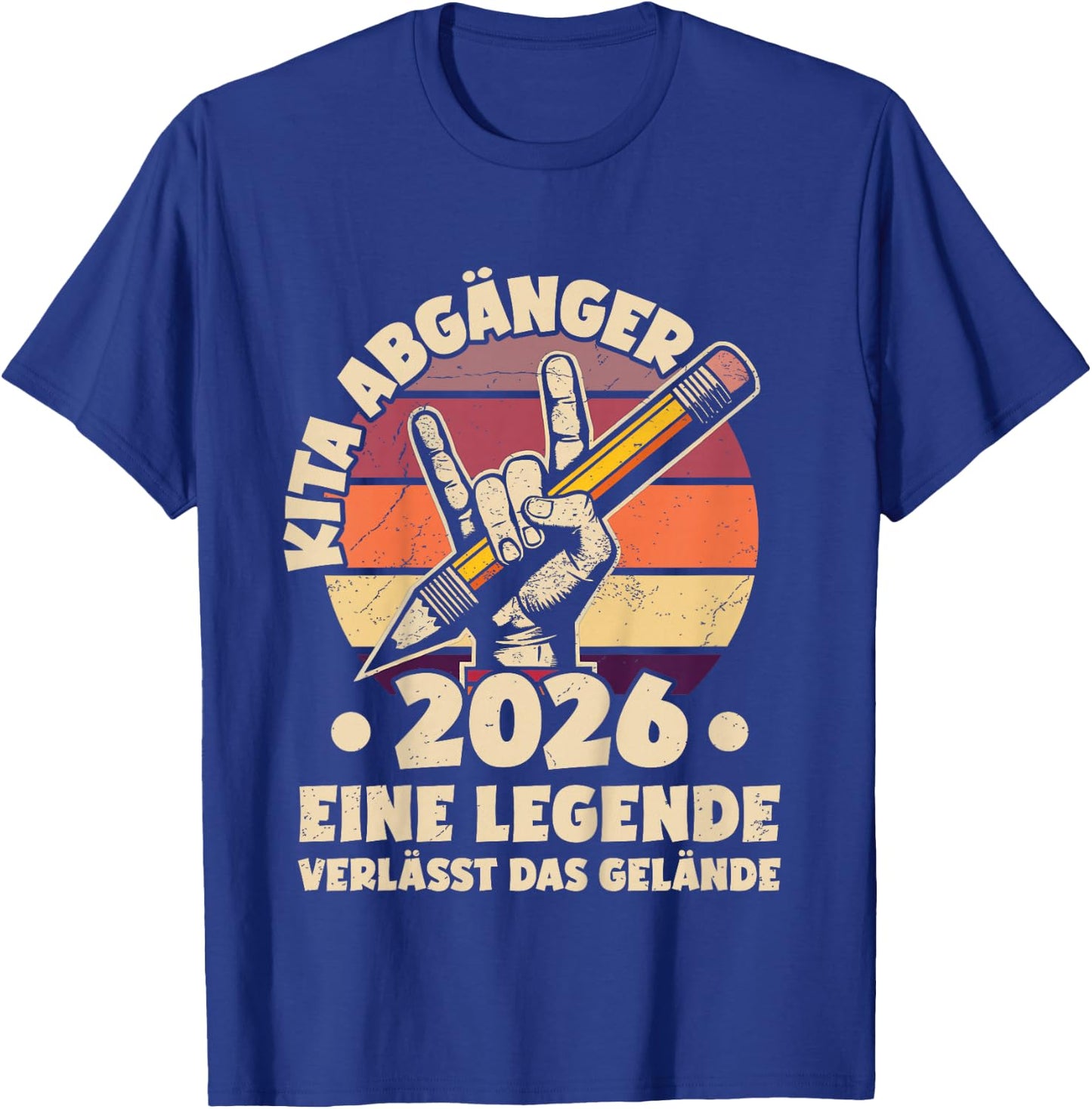 Kinder KITA Abgänger 2026 | Eine Legende verlässt das Gelände T-Shirt - T-Shirt | Royal