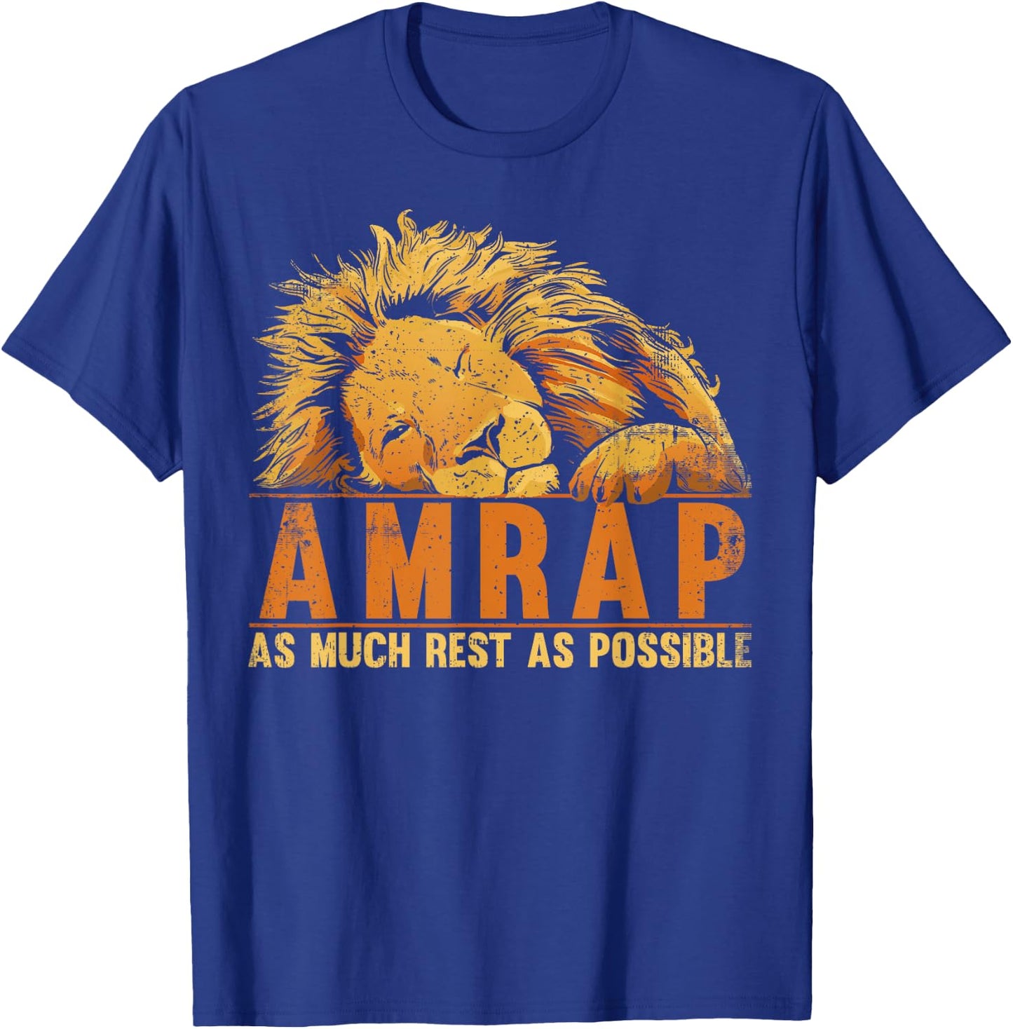 AMRAP As Much Rest As Possible T-Shirt - T-Shirt | Royal