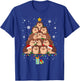 Cute Hedgehog Christmas Tree Funny Pajamas Xmas for Family T-Shirt - T-Shirt | Royal