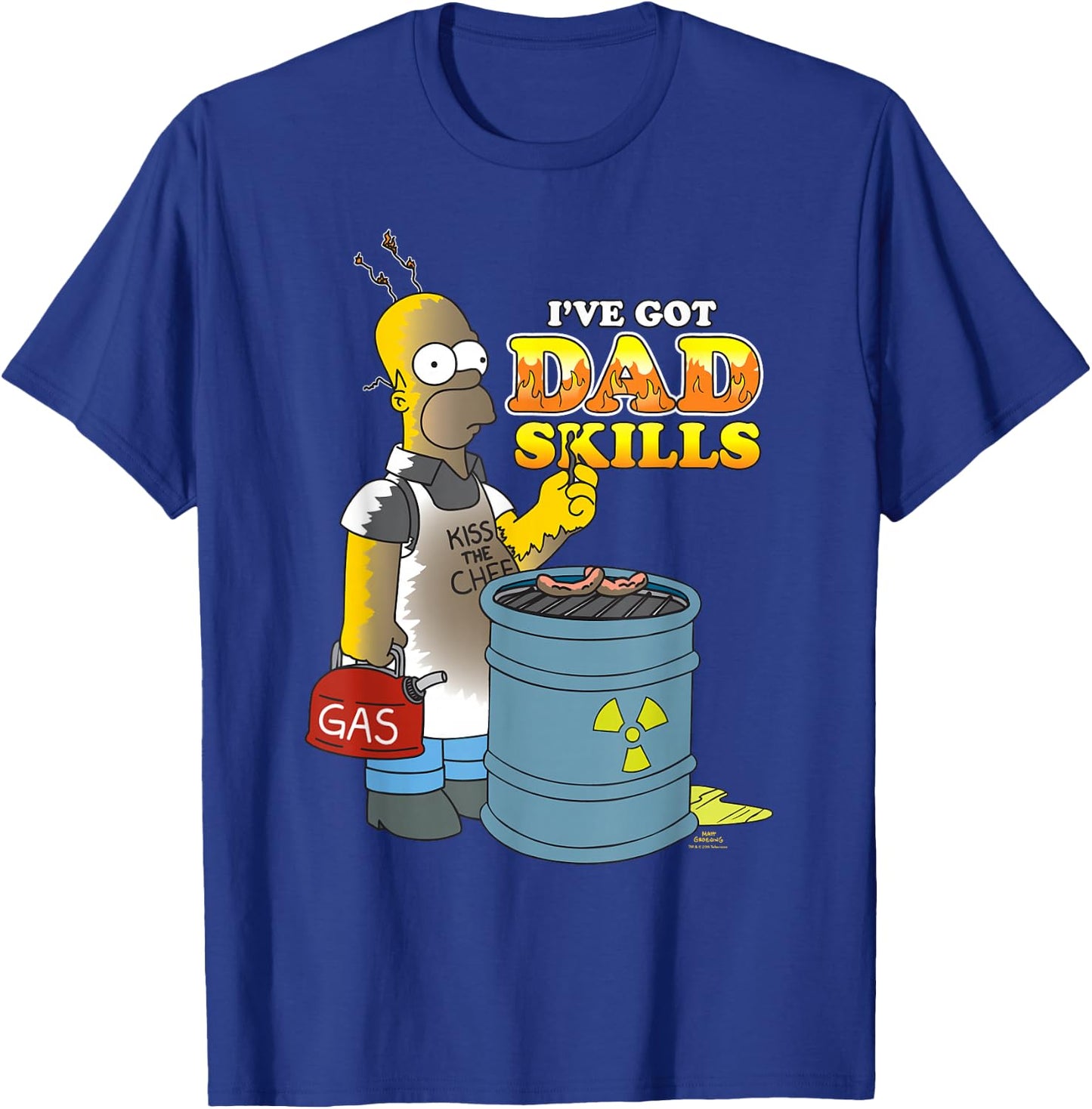 The Simpsons Homer Simpson I've Got Dad Skills Father's Day T-Shirt - T-Shirt | Royal