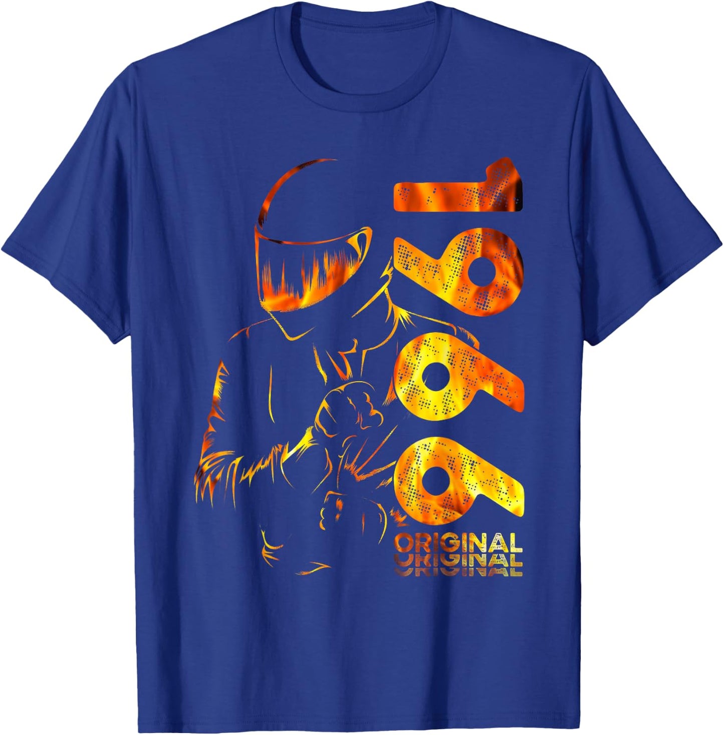 60. Geburtstag Mann Motorrad Motorradfahrer Biker 1966 T-Shirt - T-Shirt | Royal