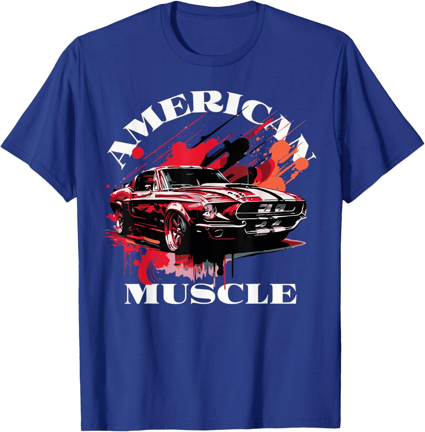 Klassisches amerikanisches Muscle-Car T-Shirt - T-Shirt | Royal