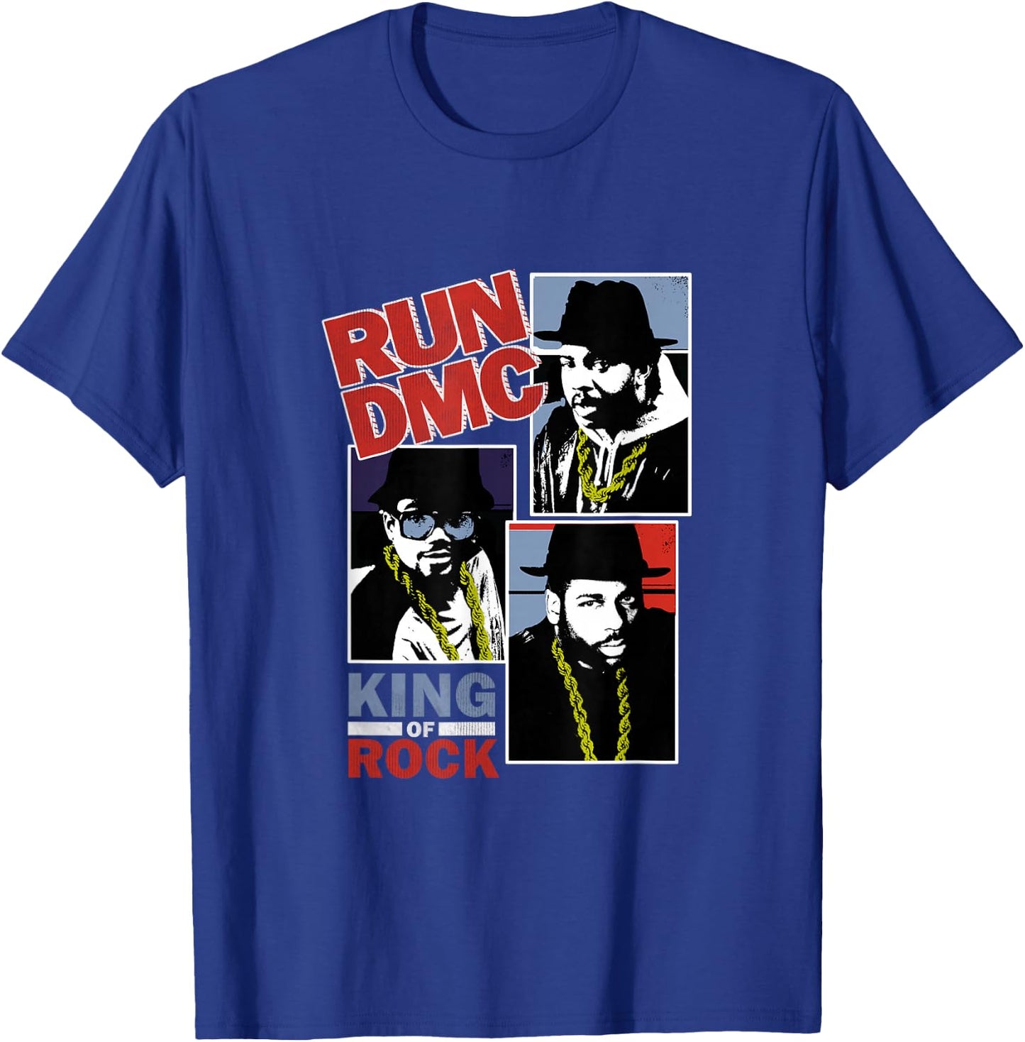 RUN DMC Clip Portraits T-Shirt - T-Shirt | Royal
