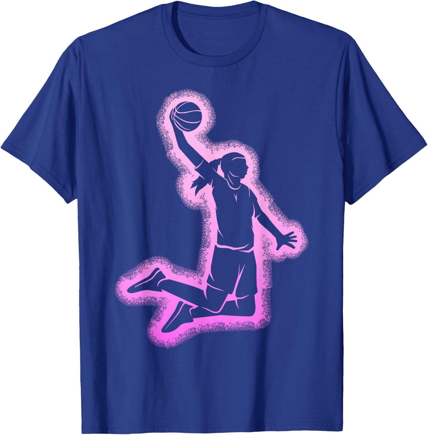 Basketball Girl Women Girls Kids , Black, S T-Shirt - T-Shirt | Royal