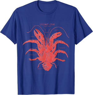Coconut Crab Anatomy T-Shirt - T-Shirt | Royal