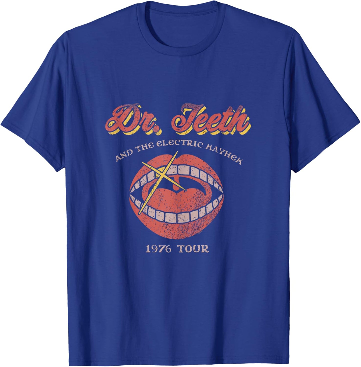 Disney The Muppets Dr. Teeth & The Electric Mayhem 1976 Tour T-Shirt - T-Shirt | Royal