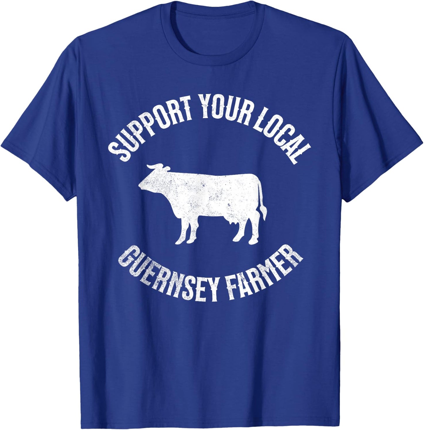 Guernsey Cow Cattle Farmer Diary T-Shirt - T-Shirt | Royal