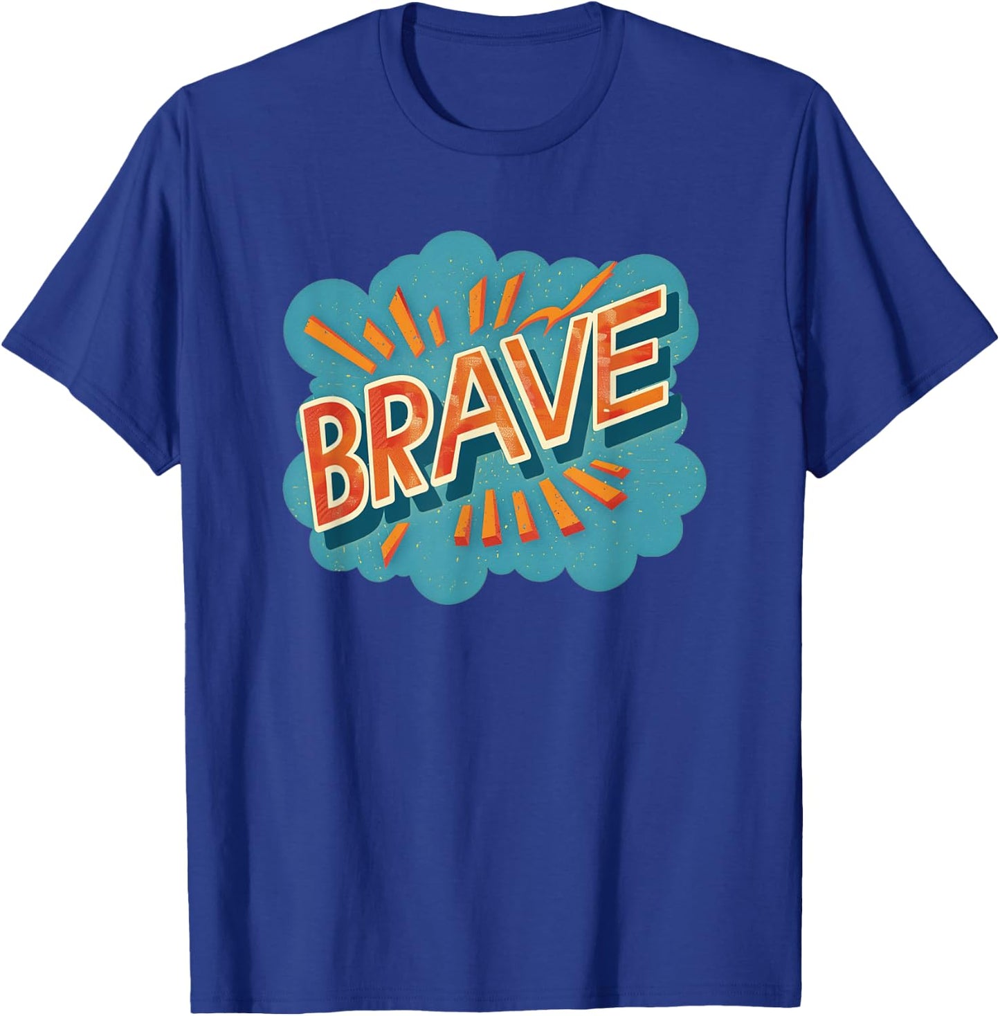 Brave Emblem Costume for cool Boys and Girls T-Shirt - T-Shirt | Royal