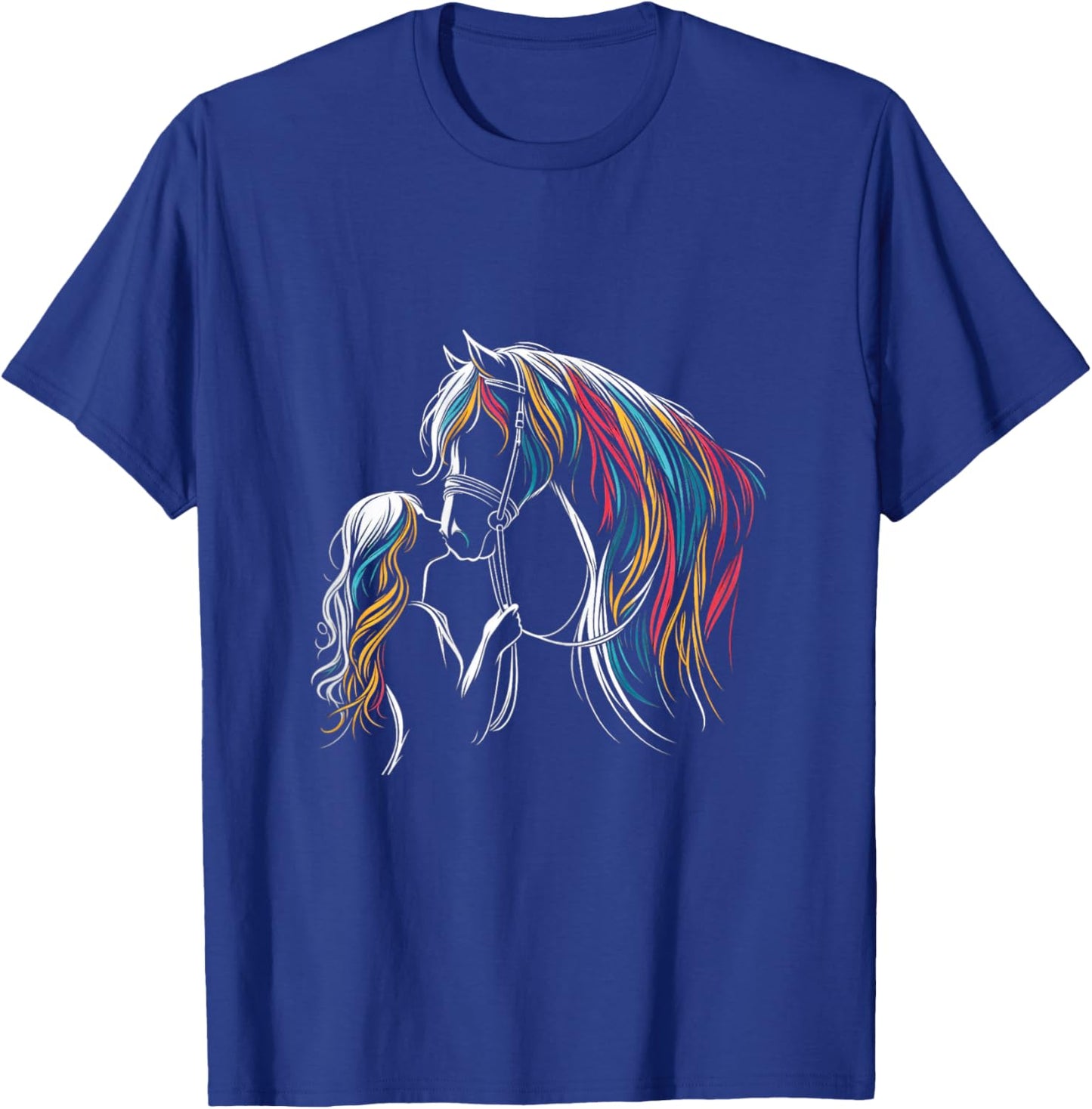 Girl Woman Riding Rider Squire Riding Gift , Black T-Shirt - T-Shirt | Royal