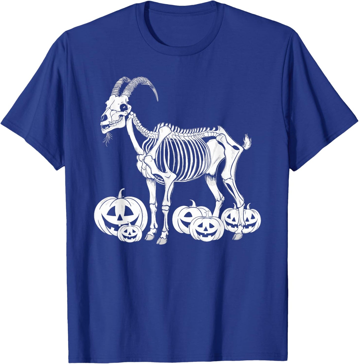 Goat Skeleton Birthday Halloween Kids T-Shirt - T-Shirt | Royal