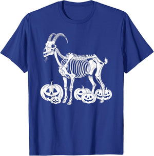 Goat Skeleton Birthday Halloween Kids T-Shirt - T-Shirt | Royal