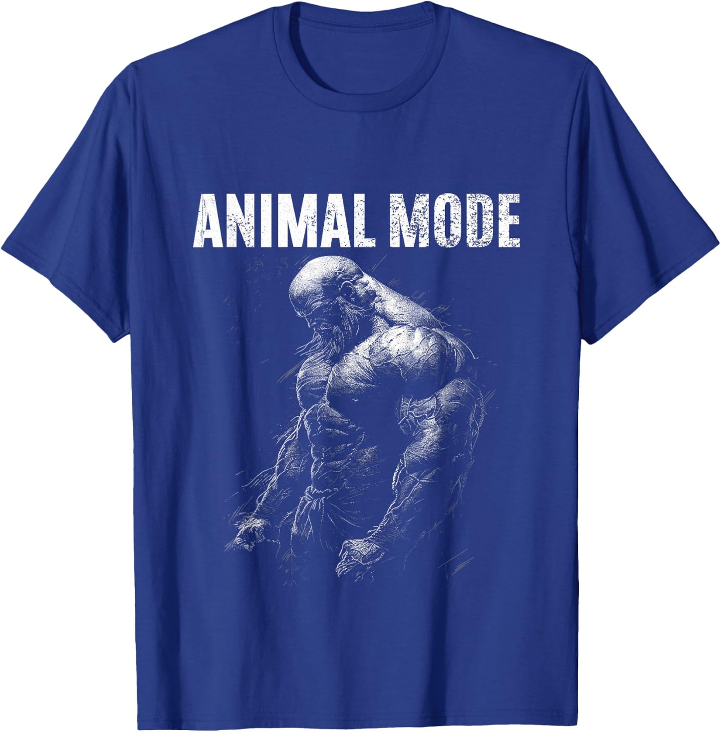Bodybuilder Spruch Training Animal Mode T-Shirt - T-Shirt | Royal