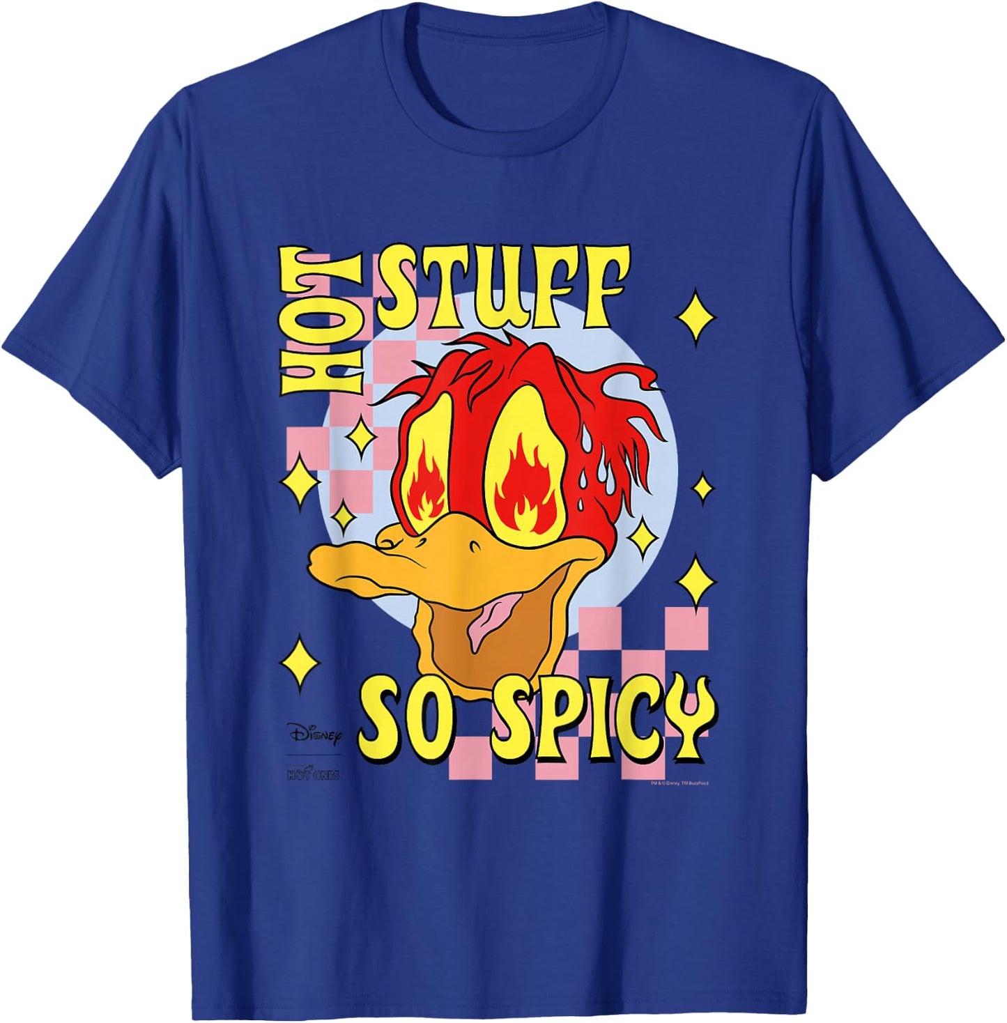 Disney Hot Ones Donald Duck Hot Stuff So Spicy Melting Face T-Shirt - T-Shirt | Royal