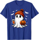 Cute Halloween Ghost Drink Pumpkin T-Shirt - T-Shirt | Royal
