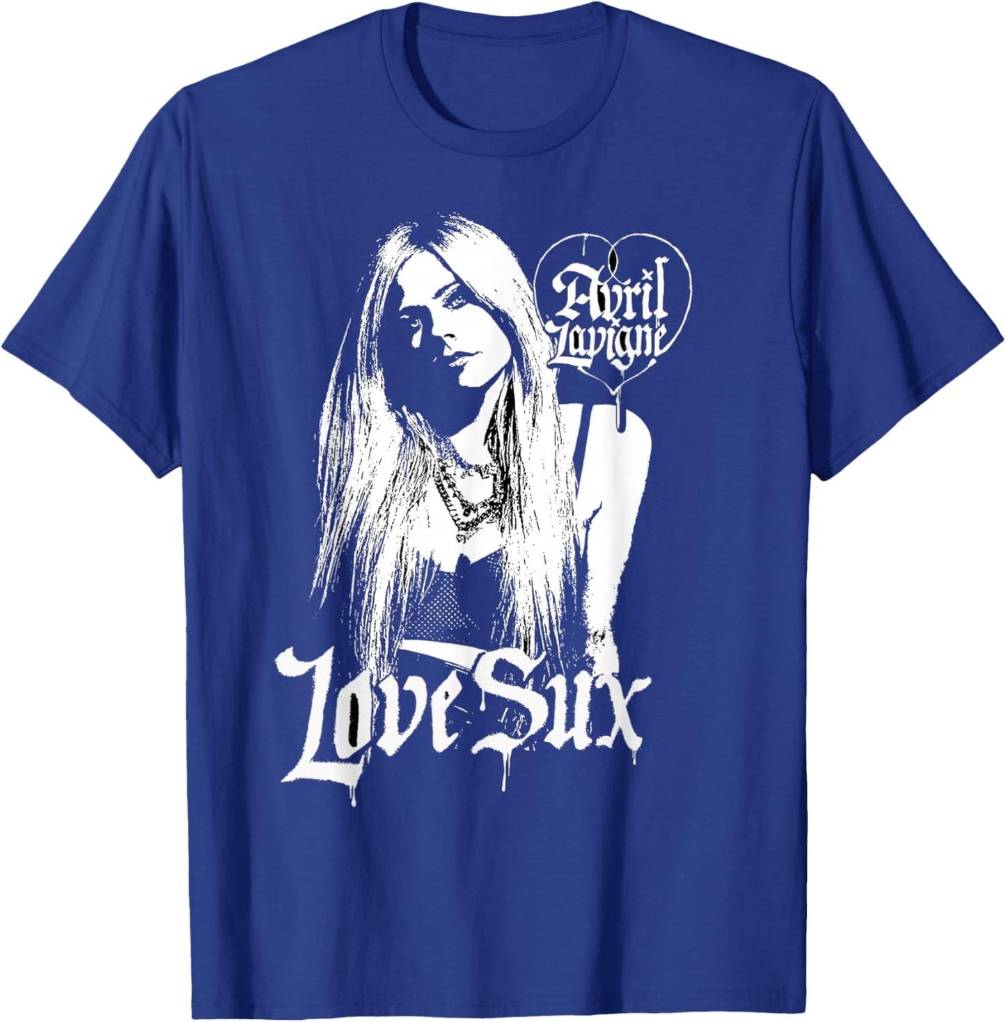 Official Avril Lavigne Love Sux , black T-Shirt - T-Shirt | Royal