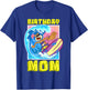 Sandy Birthday Mom Surfing Spongebob Mother Birthday Gift T-Shirt - T-Shirt | Royal