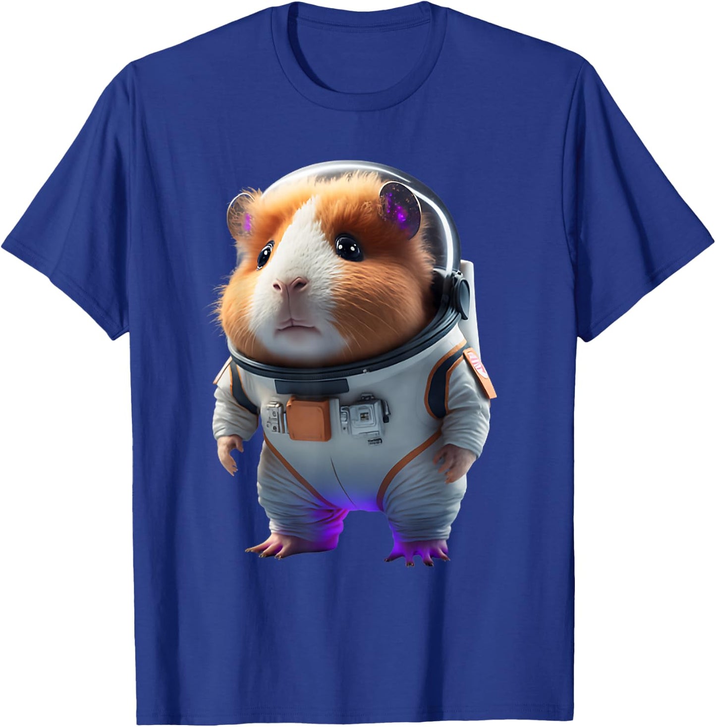 Guinea Pig Shirt Astronaut Furry Potato Guinea Pig Funny T-Shirt - T-Shirt | Royal
