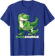 Papasaurus Vatertag Bester Papa T-Rex Papa T-Shirt - T-Shirt | Royal