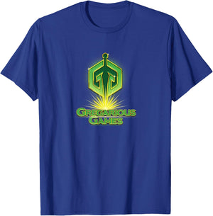 Ready Player One Gregarious Games Logo T-Shirt - T-Shirt | Royal