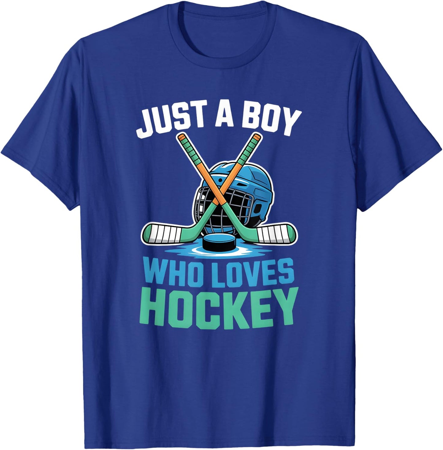 Boys Hockey T-Shirt - T-Shirt | Royal