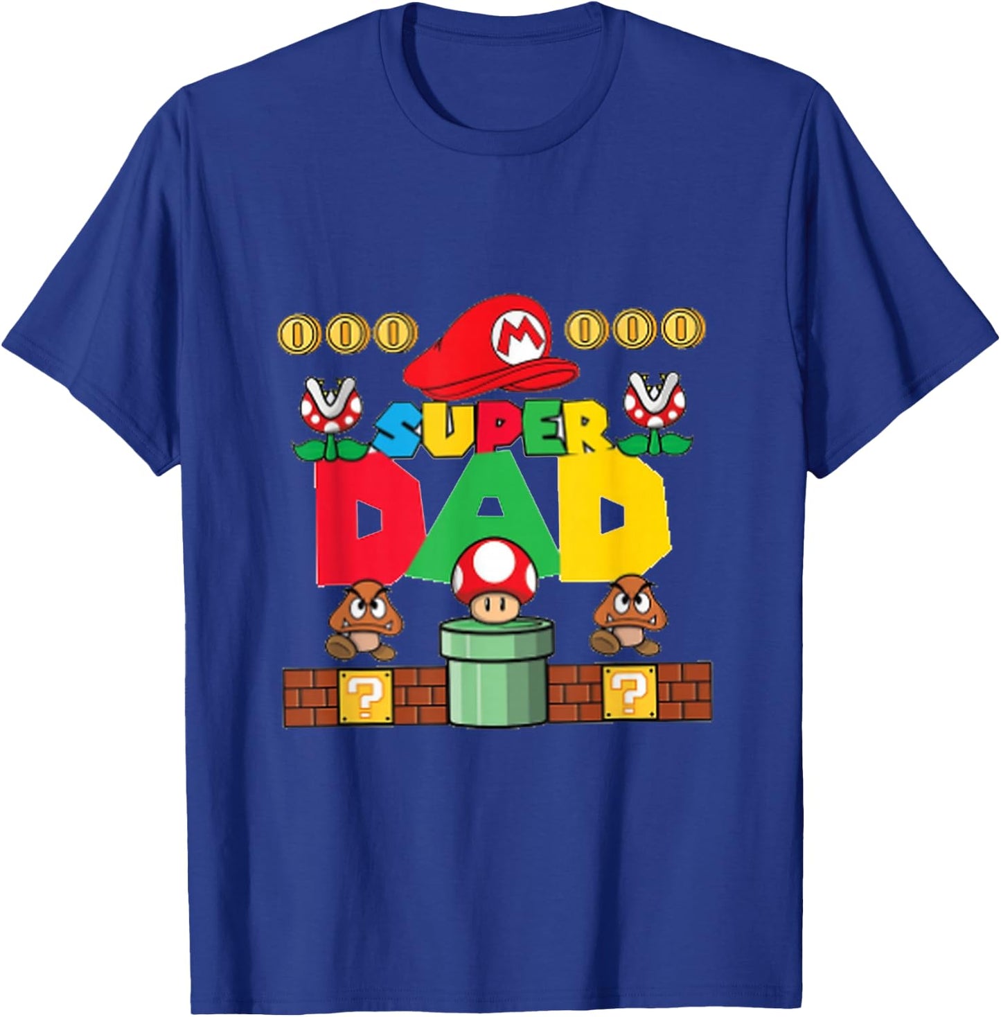 Amazing Papa Illustration T-Shirt - T-Shirt | Royal