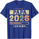 Papa 2026 Loading Fatherhood Baby Announcement Dad To Be , black T-Shirt - T-Shirt | Royal
