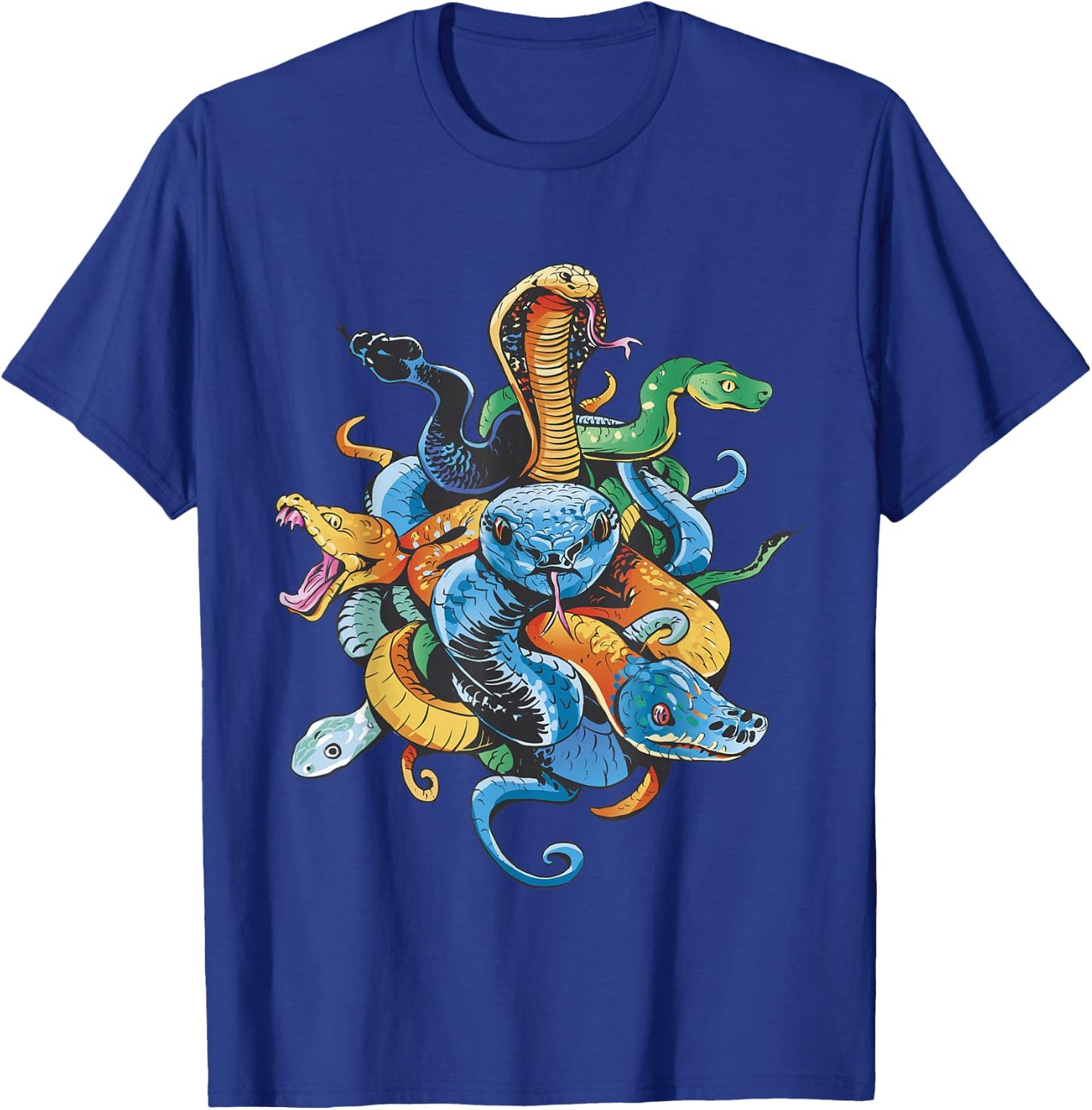 Schlange Tiermotiv Reptilien Tier Schlange T-Shirt - T-Shirt | Royal