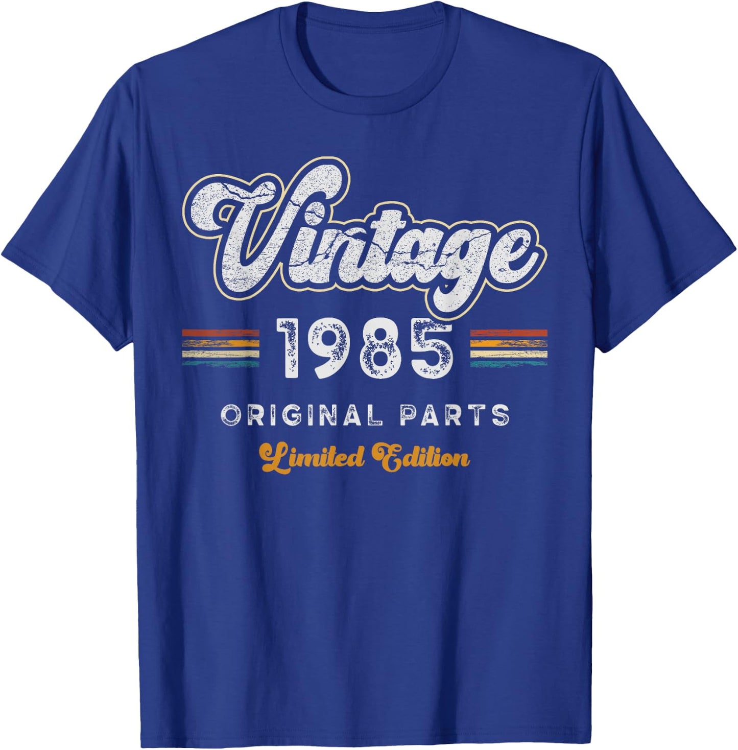 Vintage 1985 Original Parts 40th Birthday T-Shirt - T-Shirt | Royal