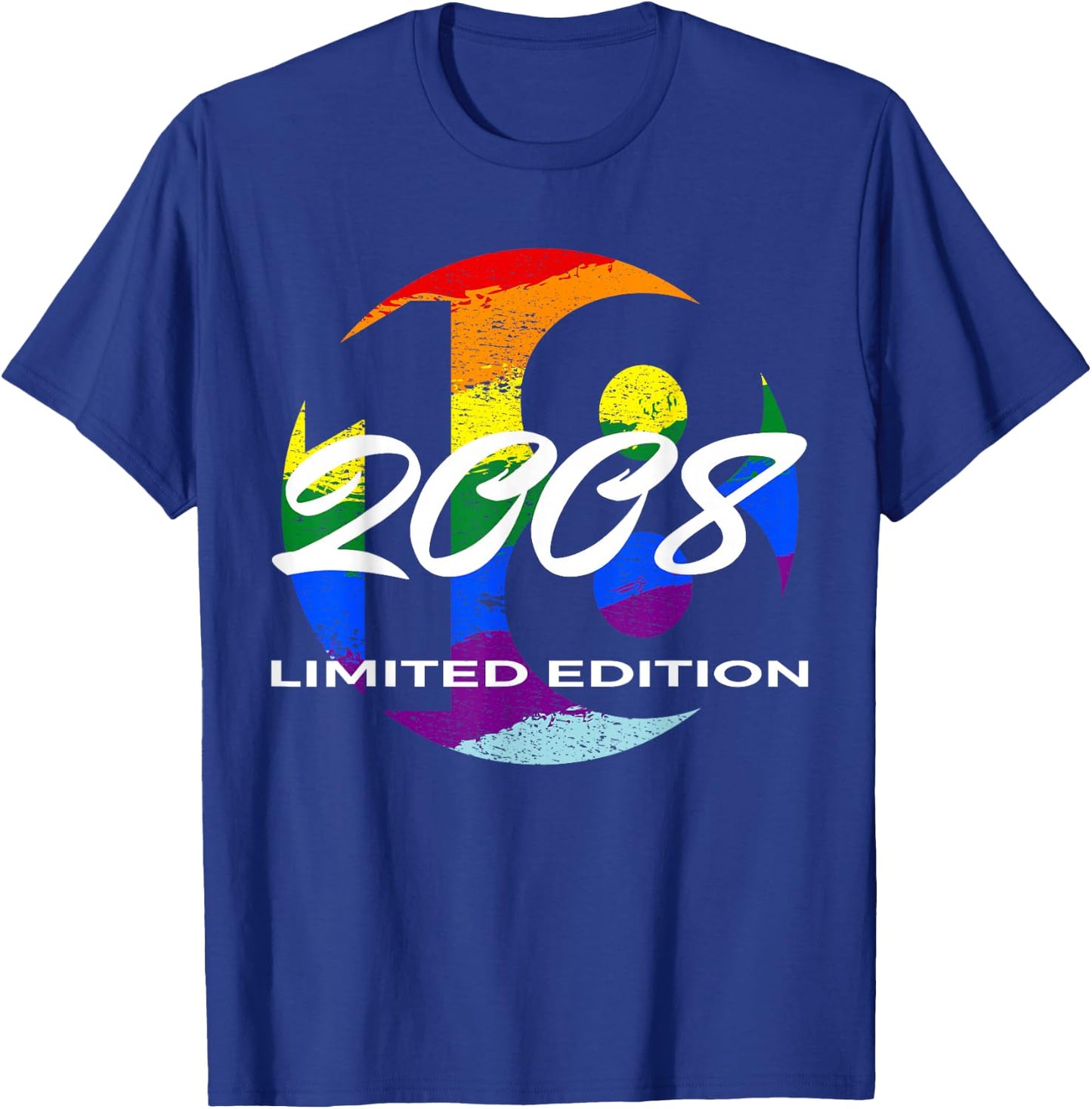 18. Geburtstag Mädchen Junge 18 Jahre 2008 Lustig Geschenk T-Shirt - T-Shirt | Royal
