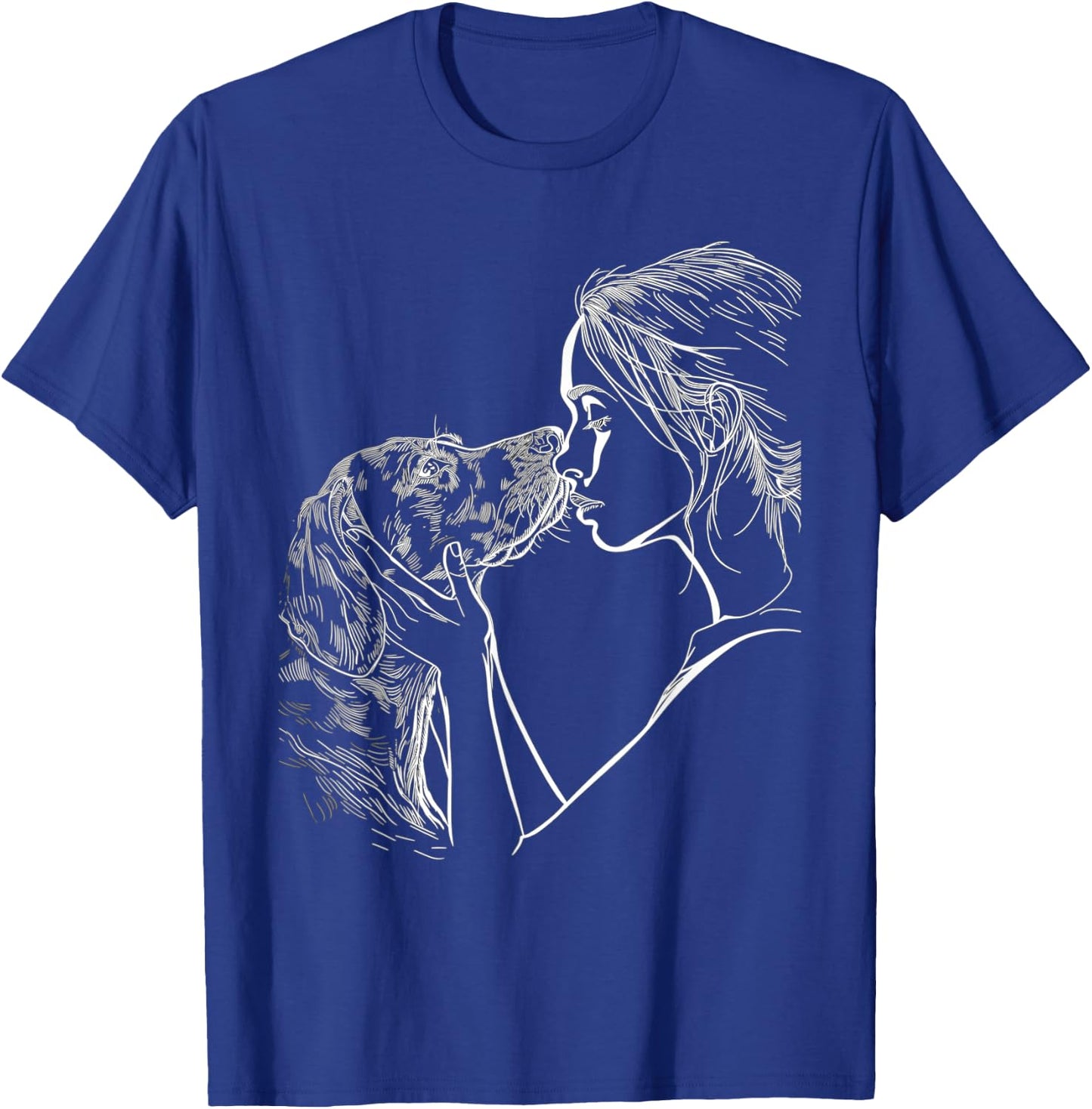 German Shorthaired Pointer Mom GSP Dog Lover Mother's Day T-Shirt - T-Shirt | Royal