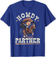 Howdy Partner, Cowboy Rodeo Kleinkind Jungen T-Shirt - T-Shirt | Royal