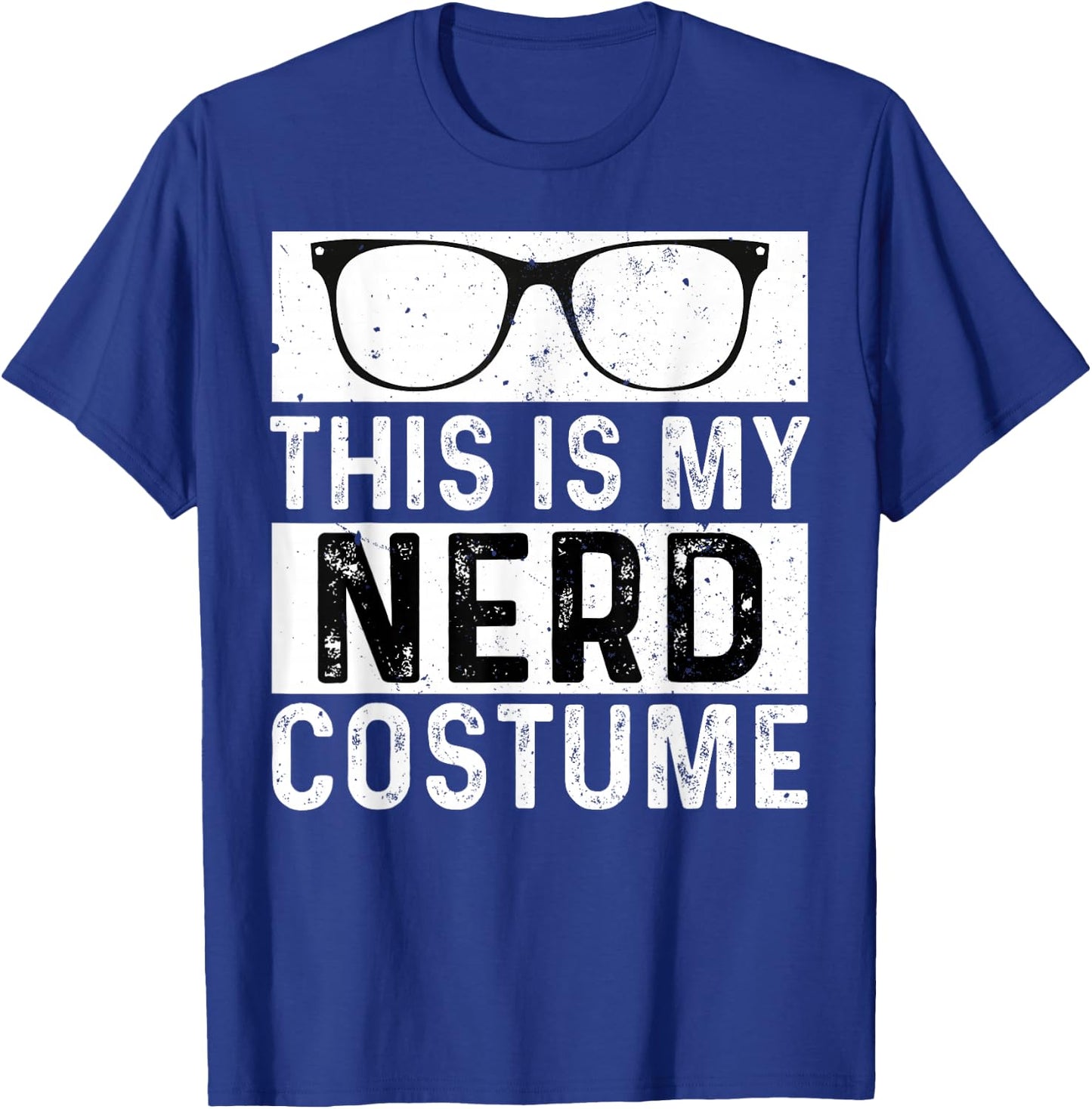 This is My Nerd Costume Kids Adult Men Boys Girl T-Shirt - T-Shirt | Royal