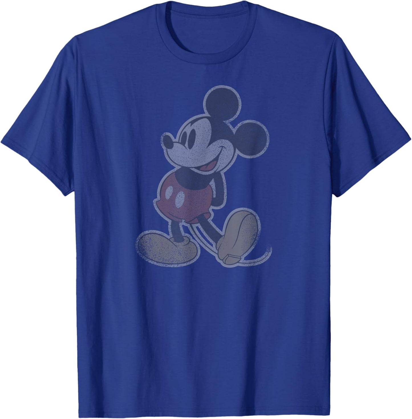Disney - Mickey Mouse Vintage Stand T-Shirt - T-Shirt | Royal